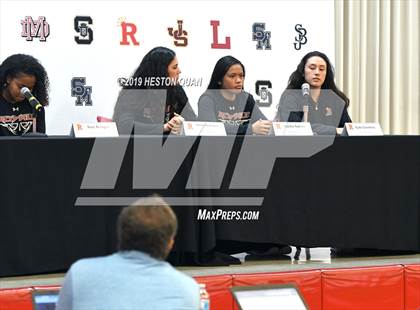 Thumbnail 1 in Trinity League Media Day - Rosary Academy photogallery.