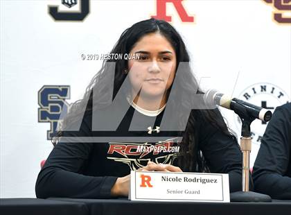 Thumbnail 2 in Trinity League Media Day - Rosary Academy photogallery.