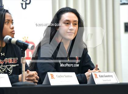 Thumbnail 2 in Trinity League Media Day - Rosary Academy photogallery.