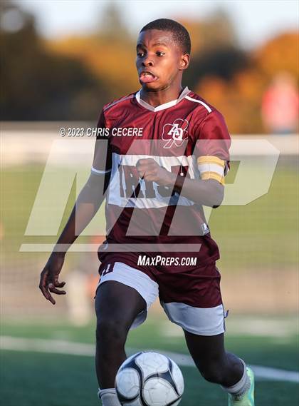 Thumbnail 3 in Wayne @ Aquinas Institute (NYSPHSAA 5A Semifinal) photogallery.