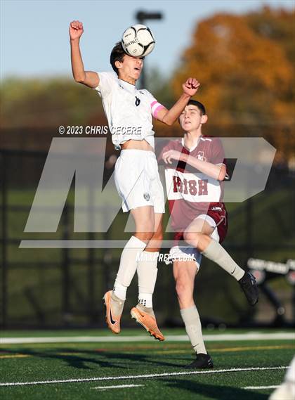 Thumbnail 1 in Wayne @ Aquinas Institute (NYSPHSAA 5A Semifinal) photogallery.
