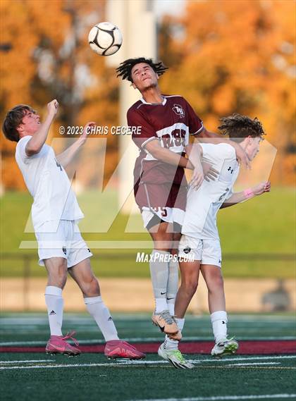 Thumbnail 3 in Wayne @ Aquinas Institute (NYSPHSAA 5A Semifinal) photogallery.