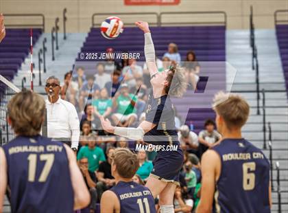 Thumbnail 2 in Virgin Valley vs. Boulder City (NIAA 3A Final) photogallery.