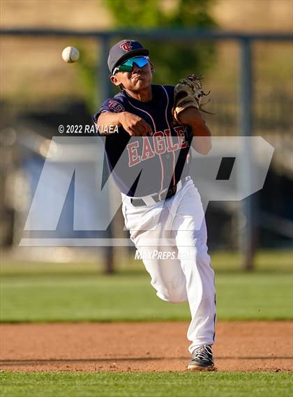 Thumbnail 3 in Turlock Christian vs. Valley Christian (CIF SJS D7 Final) photogallery.