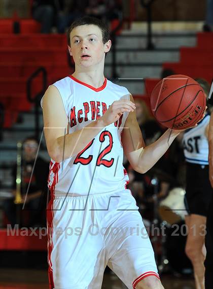Thumbnail 1 in East vs. McPherson (McPherson Invitational) photogallery.