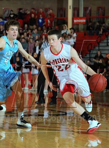 Thumbnail 1 in East vs. McPherson (McPherson Invitational) photogallery.