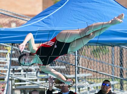 Thumbnail 1 in JV: CIF SJS Girls Diving Finals photogallery.