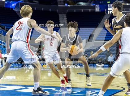 Thumbnail 2 in Crespi vs Mater Dei (Trinity-Mission League Challenge) photogallery.