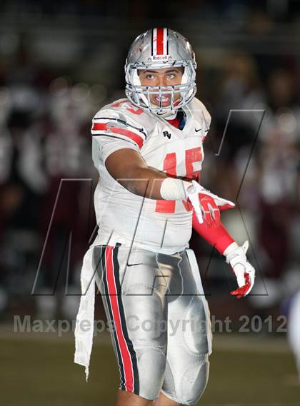 Thumbnail 1 in Rancho Verde @ Paloma Valley (CIF SS Central Division Playoff) photogallery.