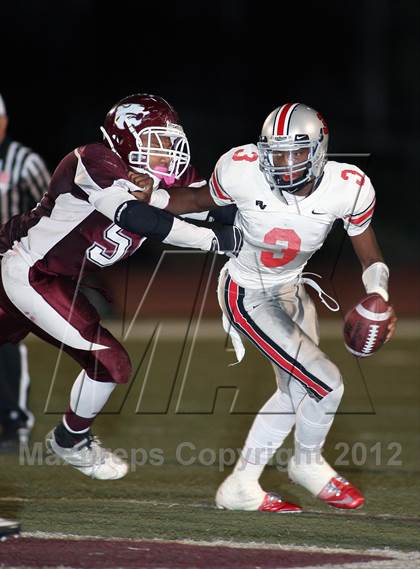 Thumbnail 3 in Rancho Verde @ Paloma Valley (CIF SS Central Division Playoff) photogallery.