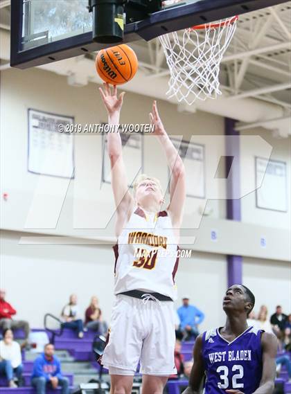 Thumbnail 2 in Dillon Christian vs West Bladen (Adidas Christmas Tournament) photogallery.