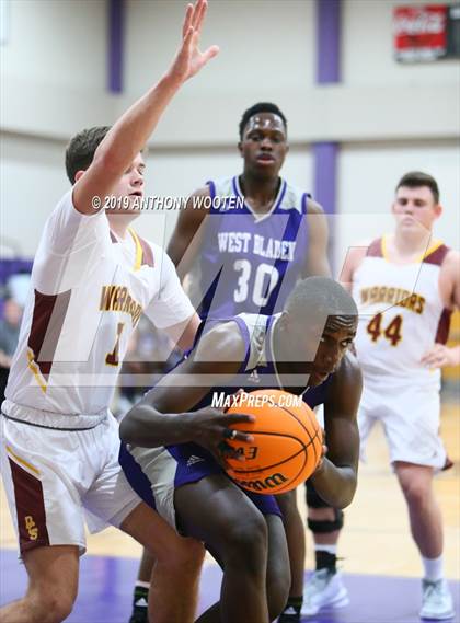 Thumbnail 1 in Dillon Christian vs West Bladen (Adidas Christmas Tournament) photogallery.
