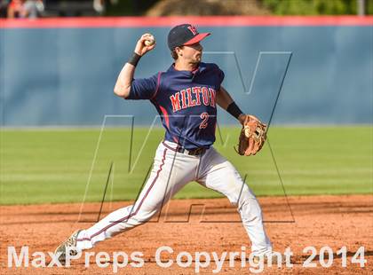 Thumbnail 3 in Milton vs. Johns Creek (GHSA Round 4 Playoff) photogallery.