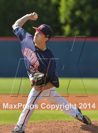 Thumbnail 2 in Milton vs. Johns Creek (GHSA Round 4 Playoff) photogallery.