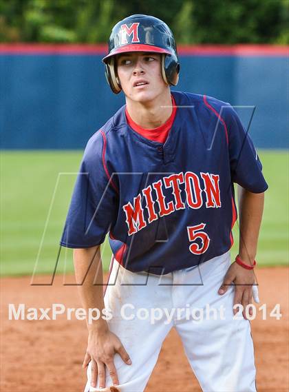Thumbnail 1 in Milton vs. Johns Creek (GHSA Round 4 Playoff) photogallery.