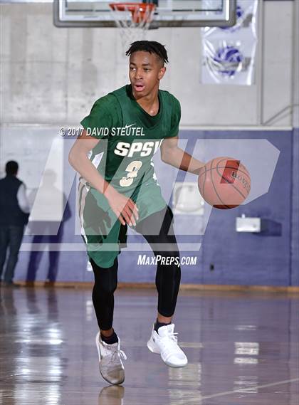 Thumbnail 3 in St. Patrick-St. Vincent vs. Pleasant Grove (St. Hope Elite Classic) photogallery.