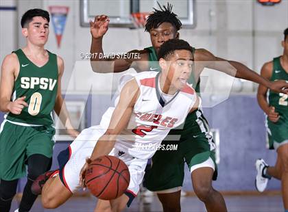 Thumbnail 2 in St. Patrick-St. Vincent vs. Pleasant Grove (St. Hope Elite Classic) photogallery.