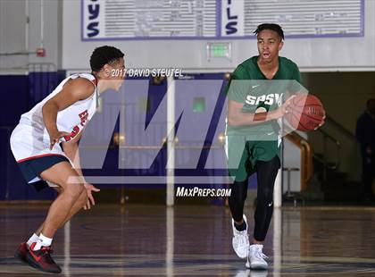 Thumbnail 2 in St. Patrick-St. Vincent vs. Pleasant Grove (St. Hope Elite Classic) photogallery.