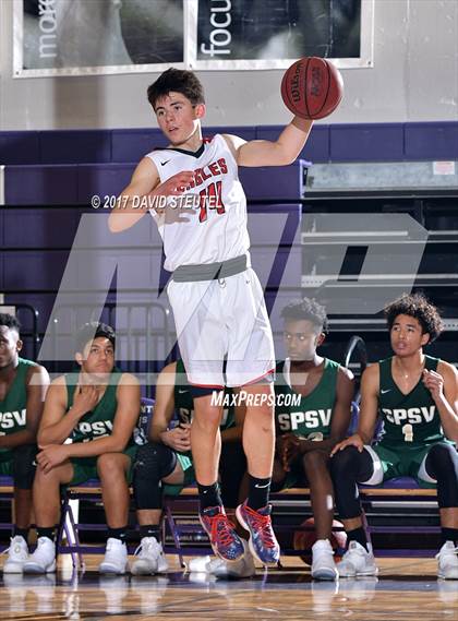 Thumbnail 2 in St. Patrick-St. Vincent vs. Pleasant Grove (St. Hope Elite Classic) photogallery.
