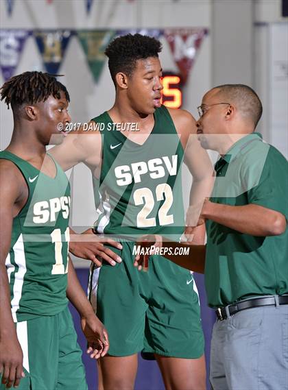 Thumbnail 3 in St. Patrick-St. Vincent vs. Pleasant Grove (St. Hope Elite Classic) photogallery.