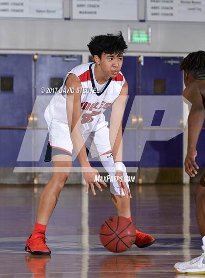 Thumbnail 3 in St. Patrick-St. Vincent vs. Pleasant Grove (St. Hope Elite Classic) photogallery.