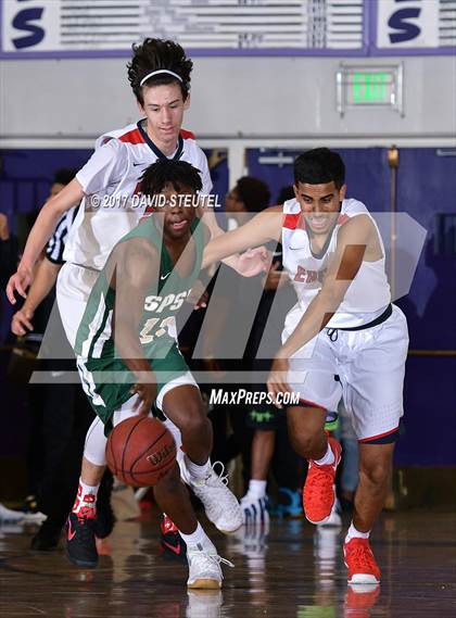 Thumbnail 3 in St. Patrick-St. Vincent vs. Pleasant Grove (St. Hope Elite Classic) photogallery.