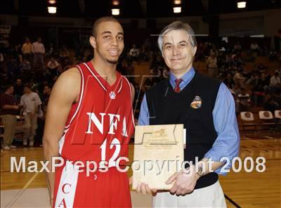 Thumbnail 1 in HS of Commerce vs Norwich Free Academy (Spalding Hoophall Classic) photogallery.