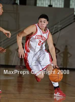 Thumbnail 1 in HS of Commerce vs Norwich Free Academy (Spalding Hoophall Classic) photogallery.