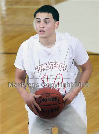 Thumbnail 3 in Commerce vs. Central (Hoophall Classic) photogallery.