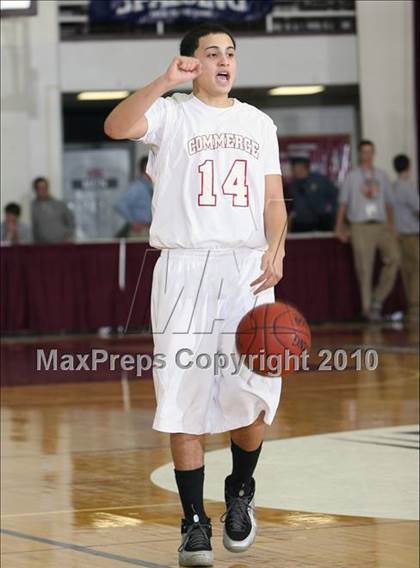 Thumbnail 1 in Commerce vs. Central (Hoophall Classic) photogallery.