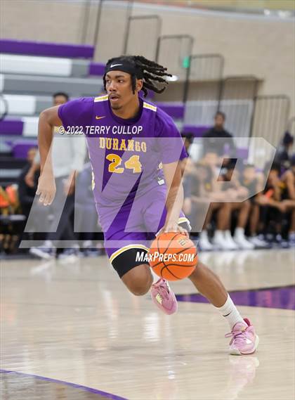 Thumbnail 3 in Durango vs. Oak Cliff Faith Family Academy (Utah Holiday Hoopfest) photogallery.