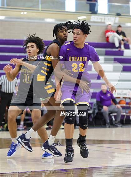 Thumbnail 3 in Durango vs. Oak Cliff Faith Family Academy (Utah Holiday Hoopfest) photogallery.