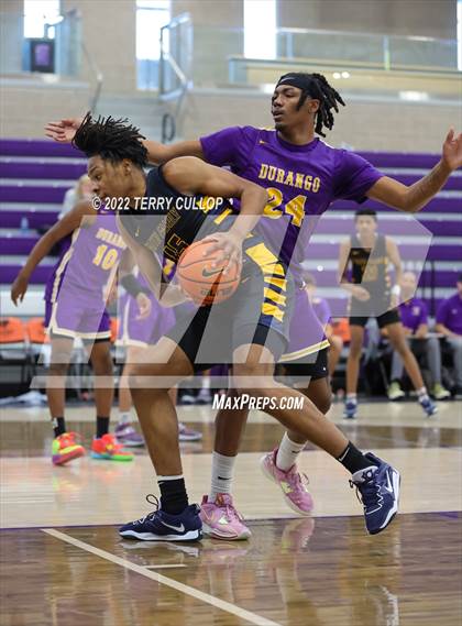 Thumbnail 3 in Durango vs. Oak Cliff Faith Family Academy (Utah Holiday Hoopfest) photogallery.