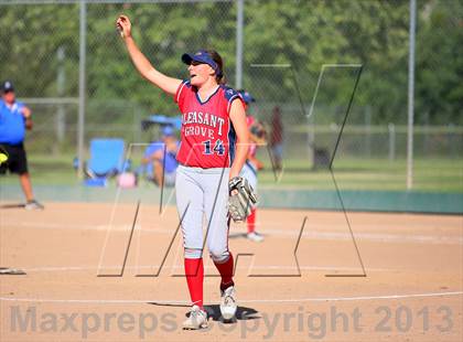 Thumbnail 1 in Pleasant Grove vs. Rocklin (CIF SS D1 Semifinal) photogallery.