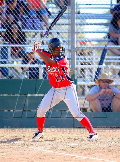 Thumbnail 2 in Pleasant Grove vs. Rocklin (CIF SS D1 Semifinal) photogallery.