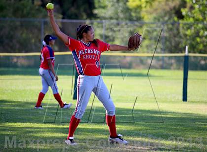 Thumbnail 3 in Pleasant Grove vs. Rocklin (CIF SS D1 Semifinal) photogallery.