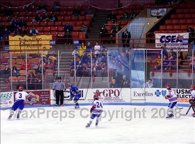 Thumbnail 3 in Massena vs West Genesee (NYSPHSAA D1 Final) photogallery.