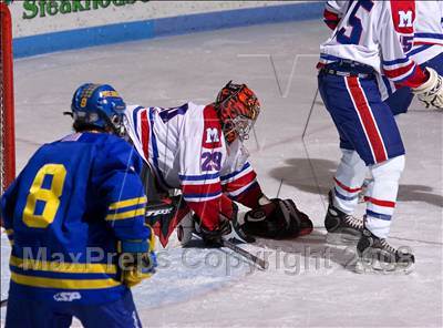 Thumbnail 2 in Massena vs West Genesee (NYSPHSAA D1 Final) photogallery.