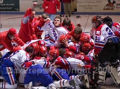 Thumbnail 2 in Massena vs West Genesee (NYSPHSAA D1 Final) photogallery.