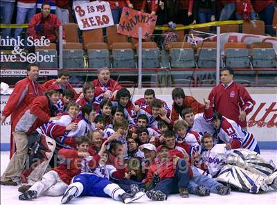 Thumbnail 2 in Massena vs West Genesee (NYSPHSAA D1 Final) photogallery.