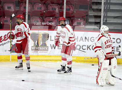 Thumbnail 1 in Resurrection Christian vs. Regis Jesuit (CHSAA Frozen Four) photogallery.