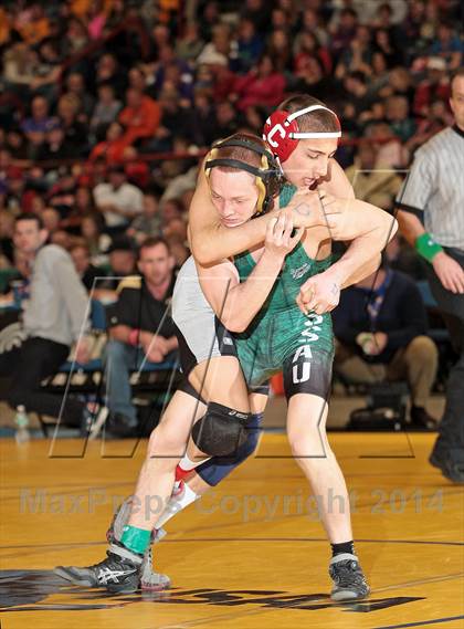 Thumbnail 3 in NYSPHSAA Championships (Division 1 Finals 99-138 lbs) photogallery.