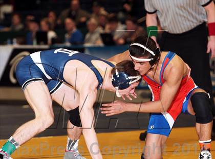 Thumbnail 3 in NYSPHSAA Championships (Division 1 Finals 99-138 lbs) photogallery.