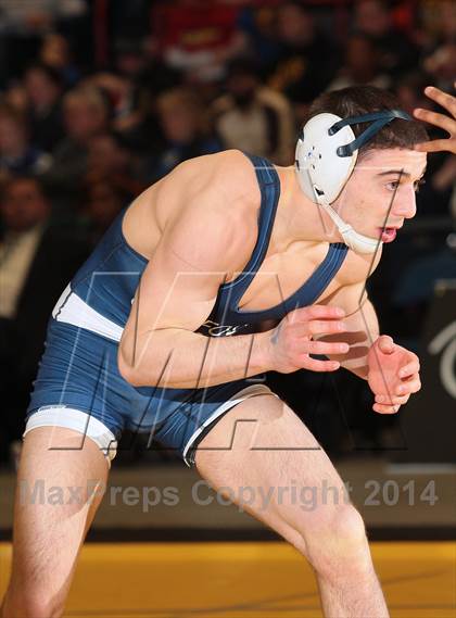 Thumbnail 3 in NYSPHSAA Championships (Division 1 Finals 99-138 lbs) photogallery.