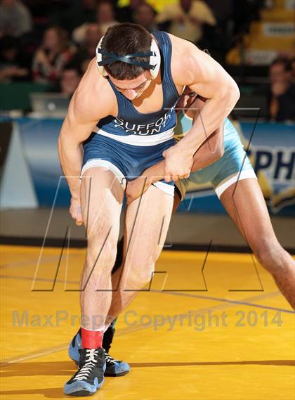 Thumbnail 1 in NYSPHSAA Championships (Division 1 Finals 99-138 lbs) photogallery.