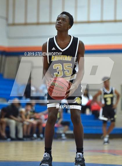 Thumbnail 2 in Knightdale vs Southeast Raleigh (Athens Drive JV Holiday Tournament) photogallery.