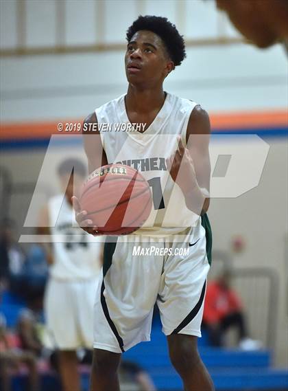 Thumbnail 2 in Knightdale vs Southeast Raleigh (Athens Drive JV Holiday Tournament) photogallery.