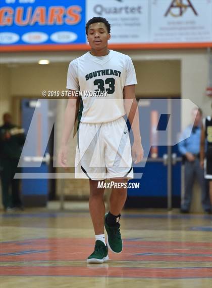 Thumbnail 3 in Knightdale vs Southeast Raleigh (Athens Drive JV Holiday Tournament) photogallery.