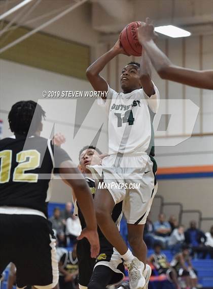 Thumbnail 1 in Knightdale vs Southeast Raleigh (Athens Drive JV Holiday Tournament) photogallery.