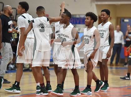 Thumbnail 1 in Knightdale vs Southeast Raleigh (Athens Drive JV Holiday Tournament) photogallery.
